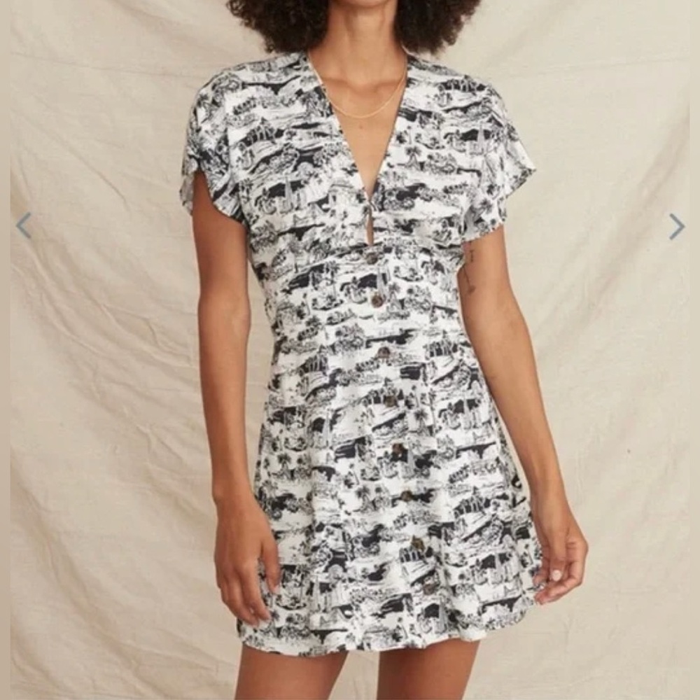 Marine Layer San Francisco Toile Camila Dress size small